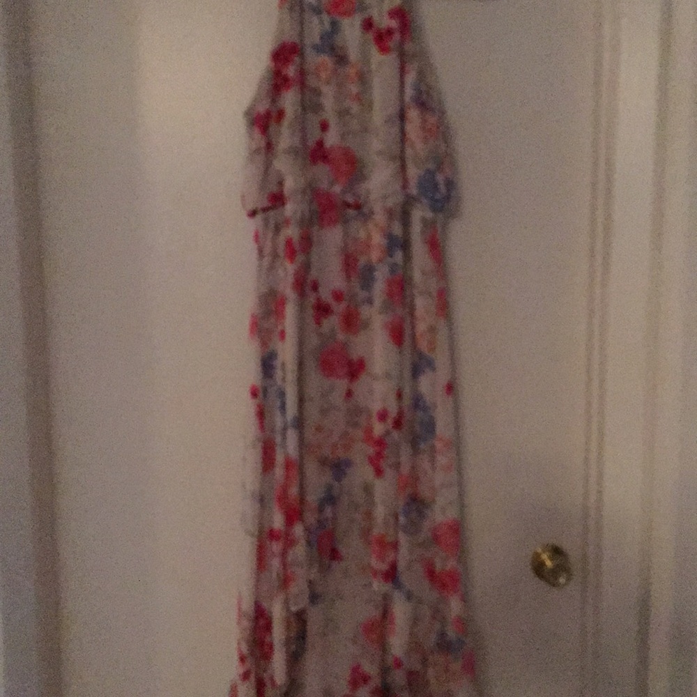 NWOT floral high neck dress